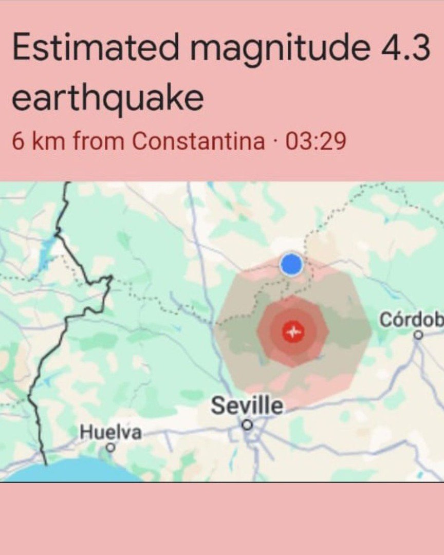 Terremoto de magnitud 4.1 sacude el sur de Extremadura durante esta madrugada
