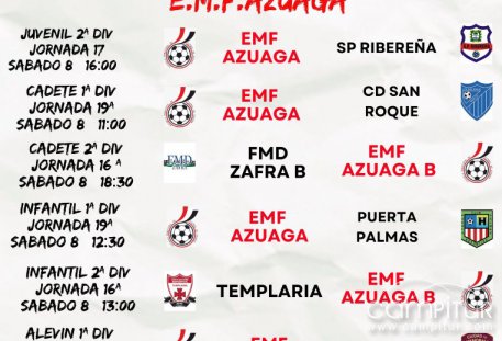 Fin de semana deportivo en Azuaga: fútbol y balonmano en la agenda del 7 al 9 de marzo