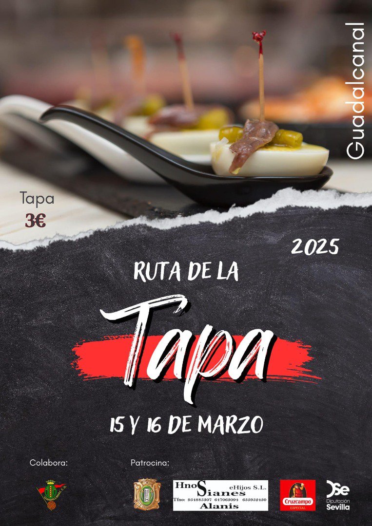 Guadalcanal celebra su Ruta de la Tapa 2025 con una deliciosa oferta gastronómica