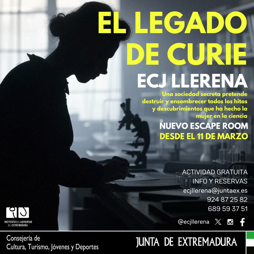 "El Legado de Curie": un escape room que rinde homenaje a las mujeres en la ciencia