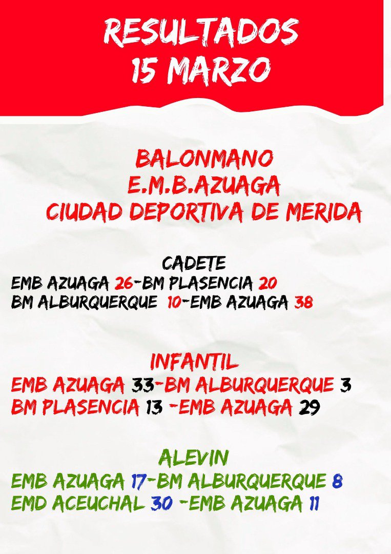 Gran jornada deportiva para las Escuelas Municipales de Azuaga en fútbol, baloncesto y balonmano