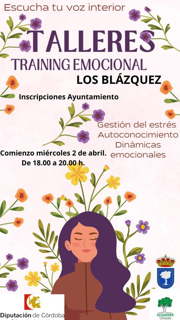 Los Blázquez acoge un ciclo de talleres de training emocional a partir del 2 de abril