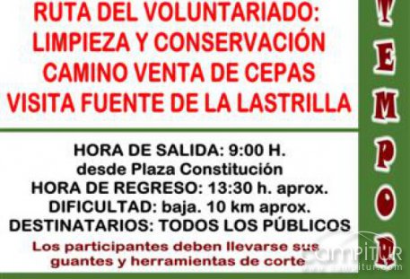 Programa de Senderismo Por El Camino Verde en Villaharta 