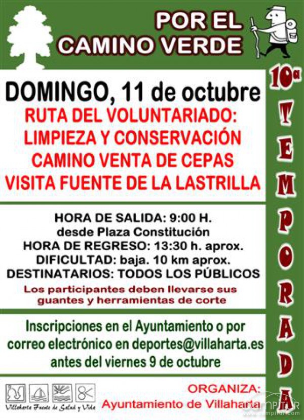 Programa de Senderismo Por El Camino Verde en Villaharta 
