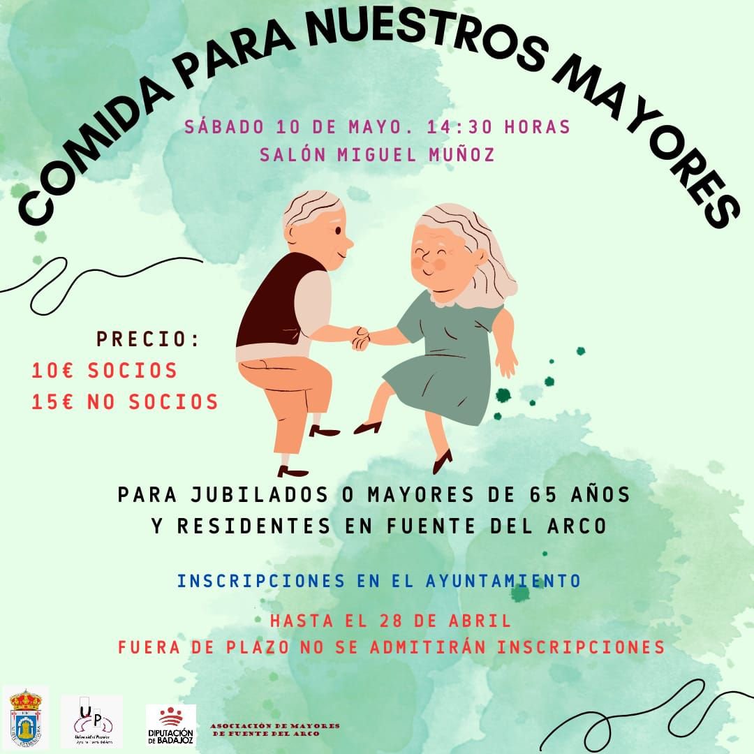 Fuente del Arco celebra una comida homenaje para sus mayores