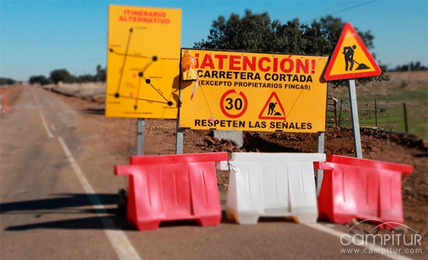 Cerrada al tráfico durante 3 meses más la carretera BA-159 