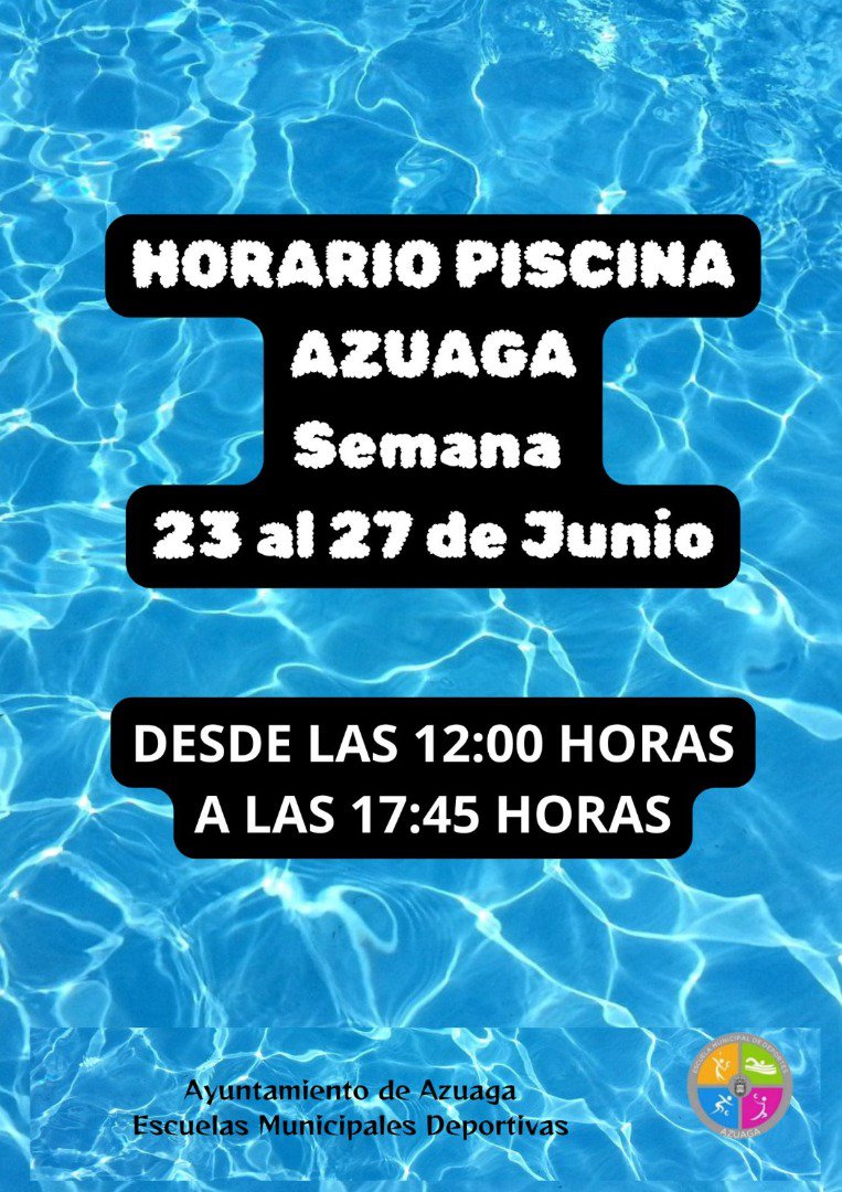 Las piscinas de Azuaga y La Cardenchosa abren sus puertas este sábado
