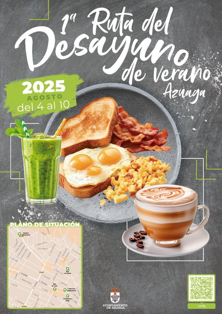 Azuaga celebra la primera edición de la Ruta del Desayuno de Verano