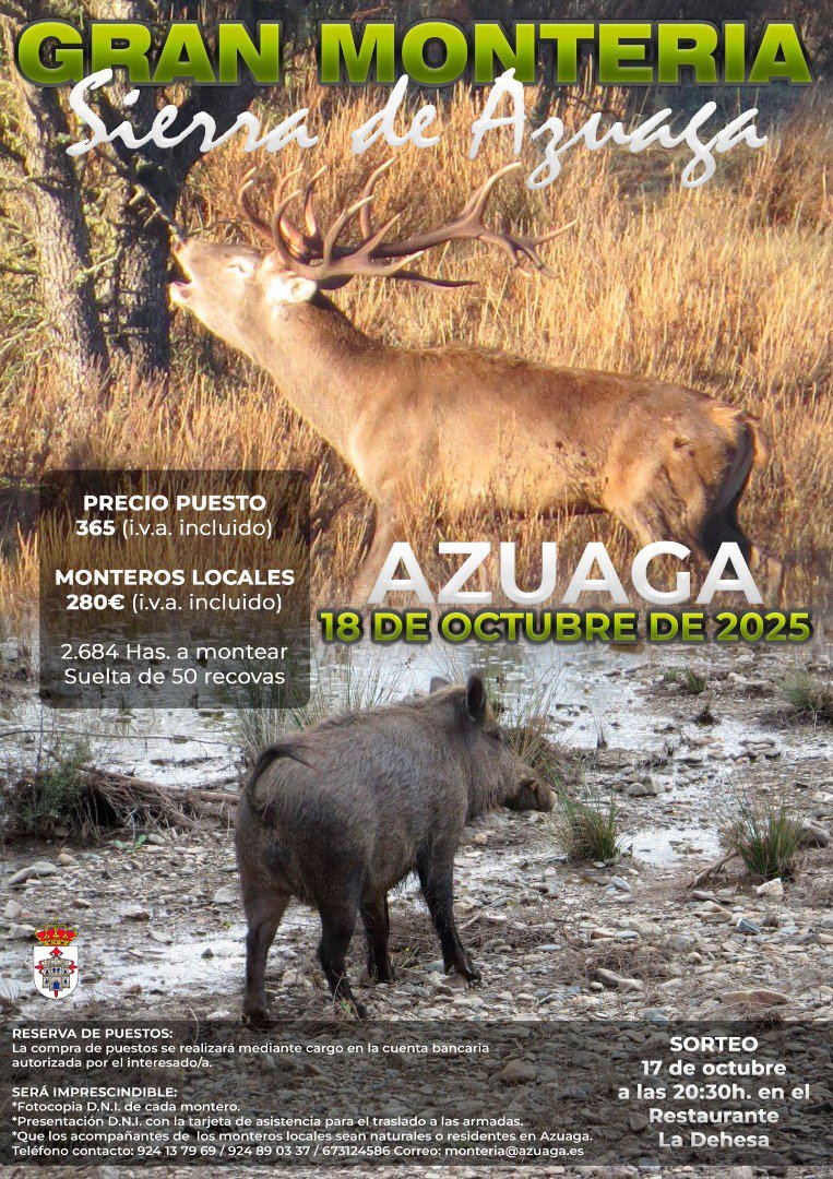 Gran Montería en la Sierra de Azuaga