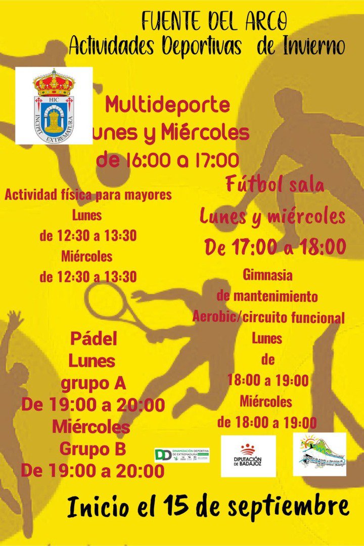 Fuente del Arco pone en marcha sus Actividades Deportivas de Invierno