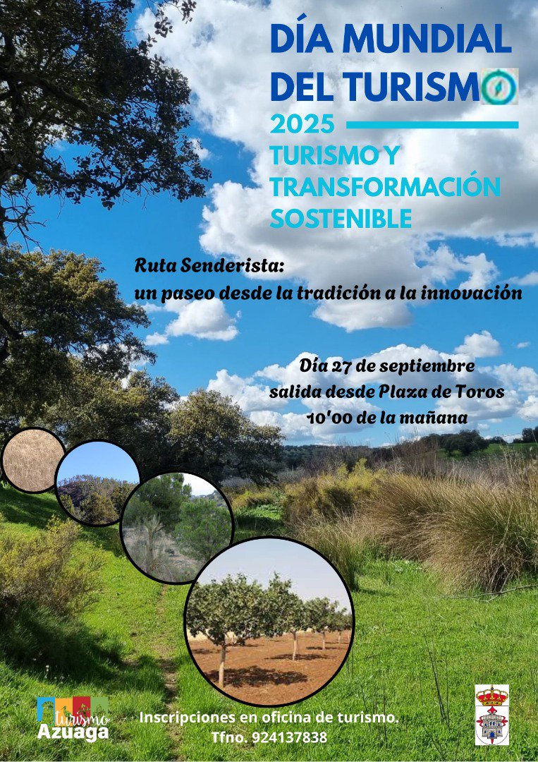 Azuaga celebra el Día Mundial del Turismo con una ruta senderista especial