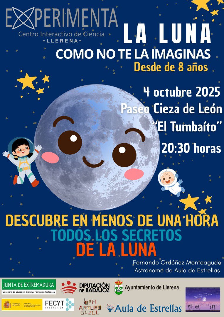Llerena vive una noche mágica con la observación internacional de la Luna
