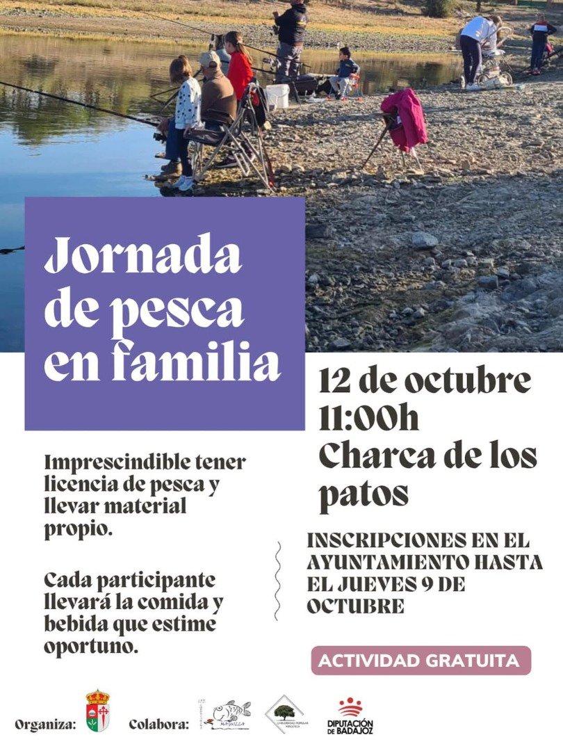 Maguilla celebra una jornada de pesca en familia el 12 de octubre