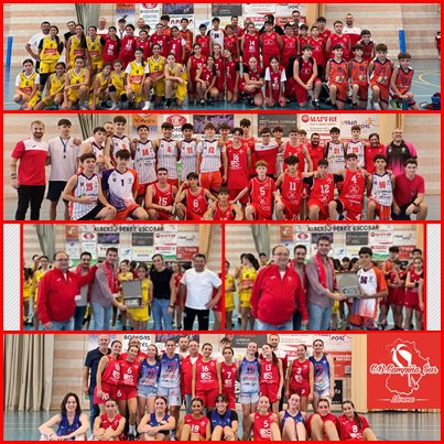 C.B. Campiña Sur de Llerena, convivencia deportiva y presentación de los equipos de la base 