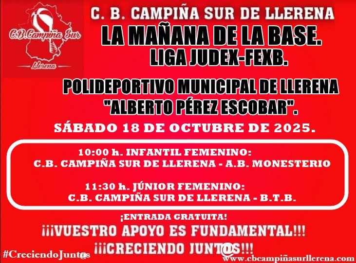 Agenda fin de semana del C.B. Campiña Sur de Llerena