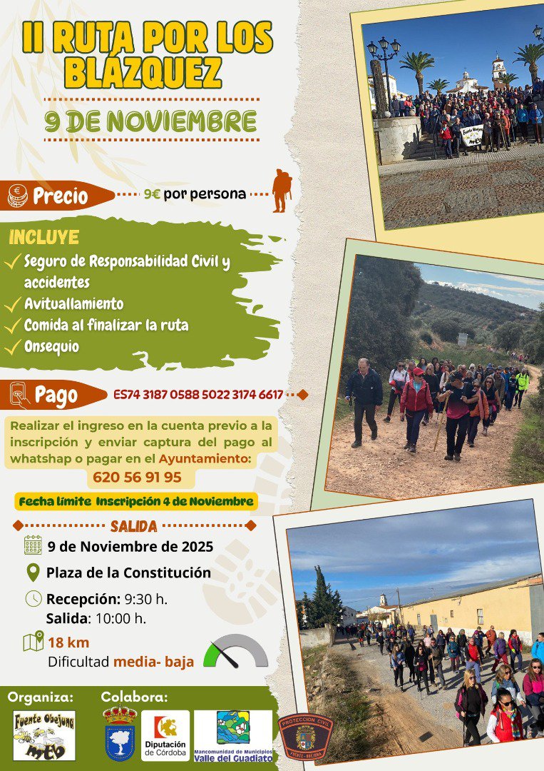II Caminata Popular por Los Blázquez: naturaleza, deporte y convivencia
