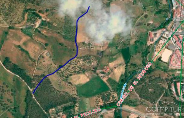 Obras de mejoras en el Camino la Jurdana de Constantina 