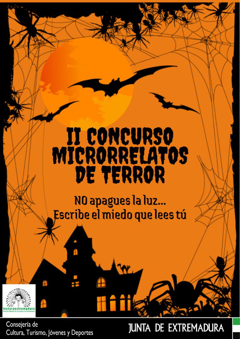 II Concurso de Microrrelatos de Terror: “No apagues la luz… escribe el miedo que lees tú”
