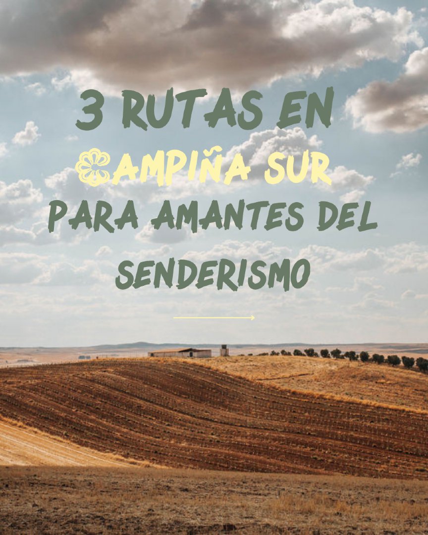 Tres rutas de senderismo para descubrir la Campiña Sur