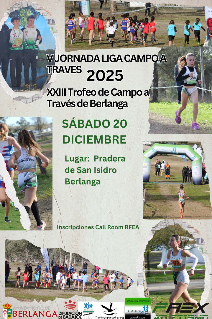 Berlanga acogerá la V Jornada de la Liga Campo a Través 2025