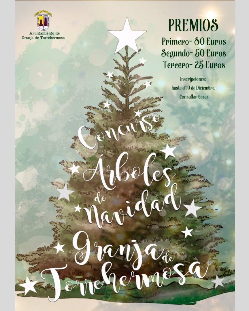 Granja de Torrehermosa convoca su Concurso de Árboles de Navidad para fomentar la creatividad vecinal