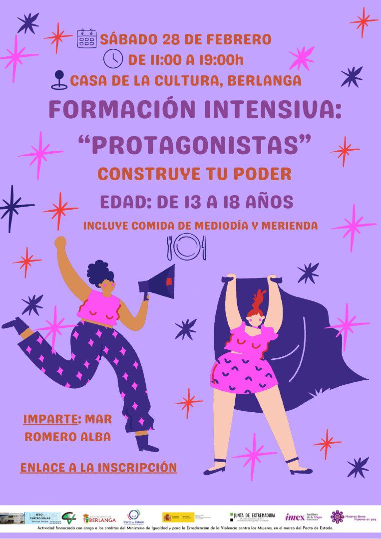 Berlanga acoge la formación intensiva “Protagonistas” para chicas de 13 a 18 años