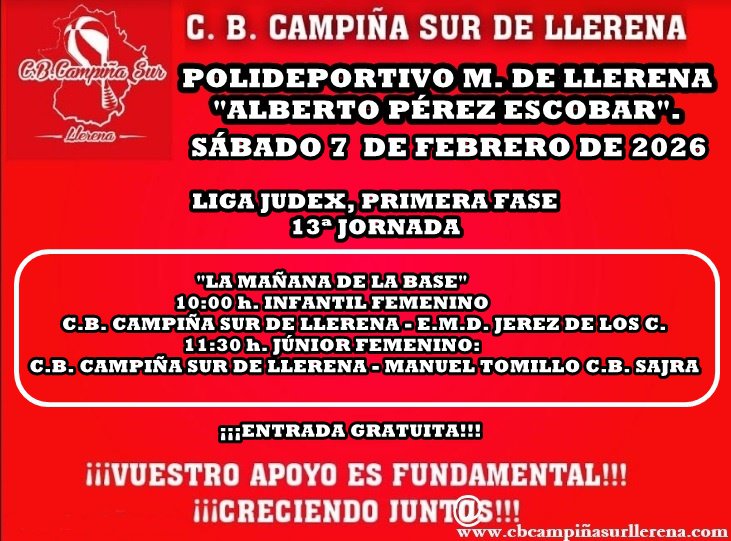 Baloncesto a tope en Llerena: “La Mañana de la Base” y jornada JUDEX-FEXB