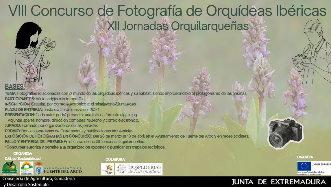 Abierto el VIII Concurso de Fotografía de Orquídeas Ibéricas dentro de las XII Jornadas Orquilarqueñas