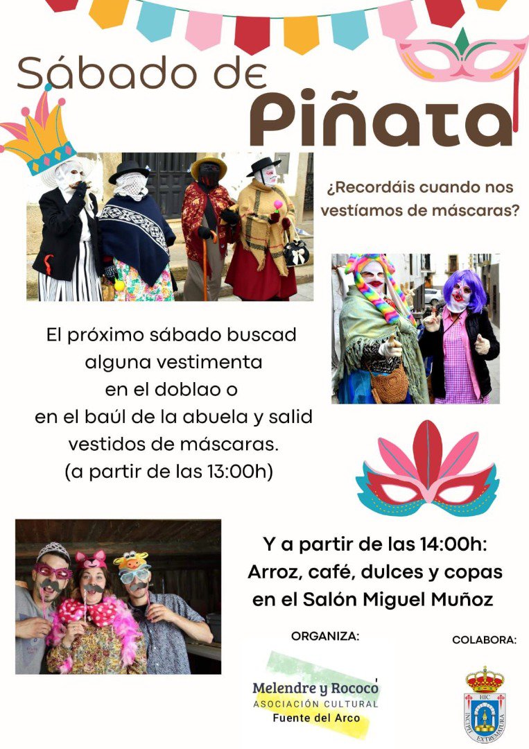 Fuente del Arco recupera el espíritu del carnaval con su “Sábado de Piñata”3