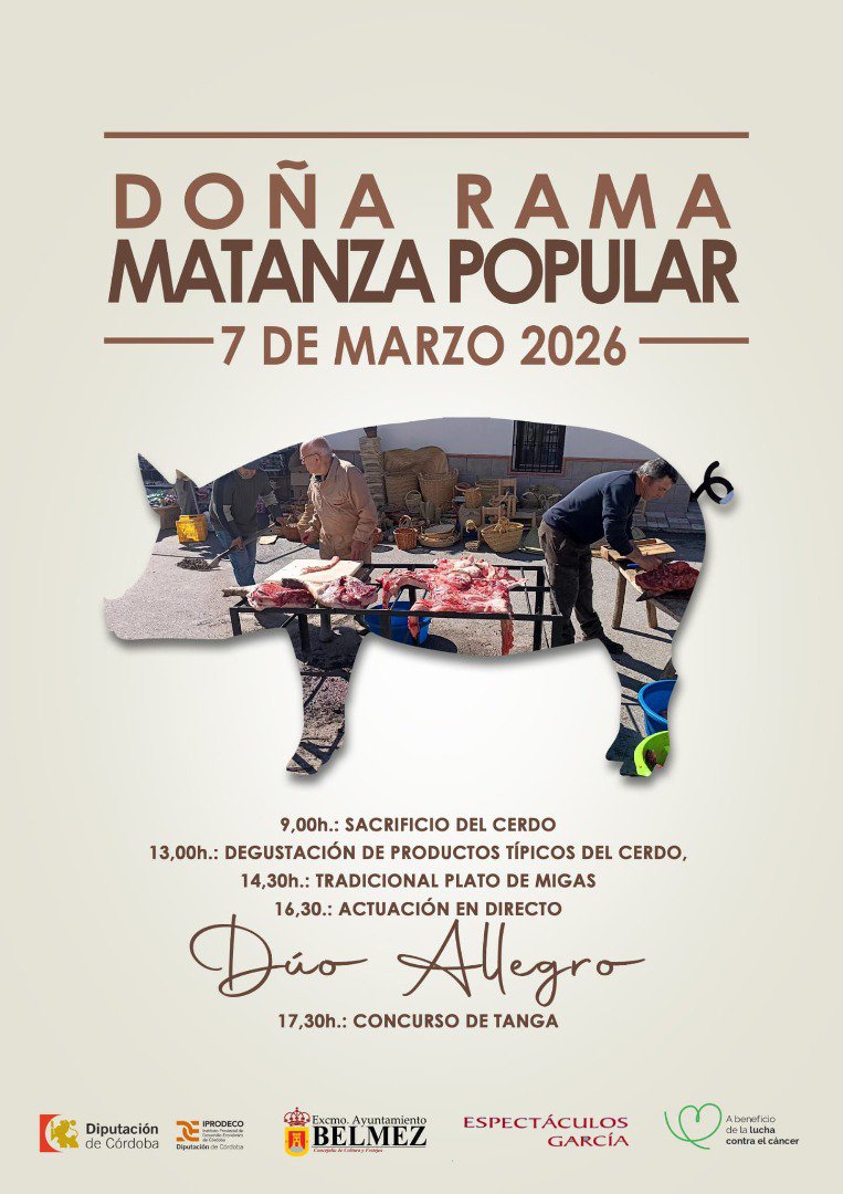 Doña Rama celebrará su Matanza Popular el 7 de marzo de 2026 con gastronomía, música en directo y fin solidario