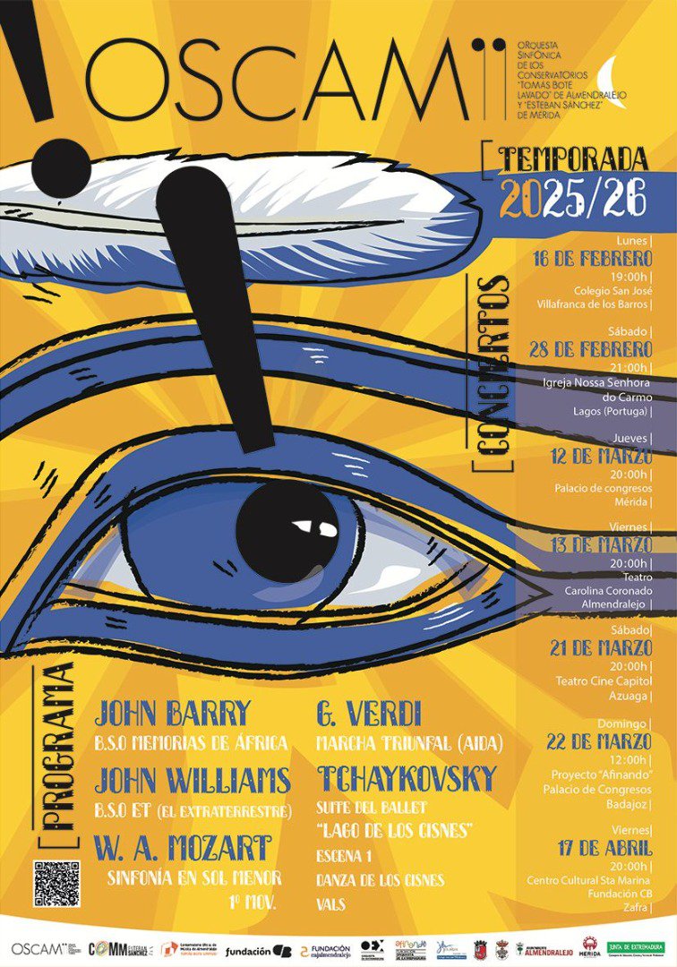 La OSCAM llevará su nueva temporada a Azuaga con un concierto gratuito en el Teatro Cine Capitol