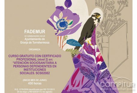 Granja ofrecerá un curso sociosanitario gratuito