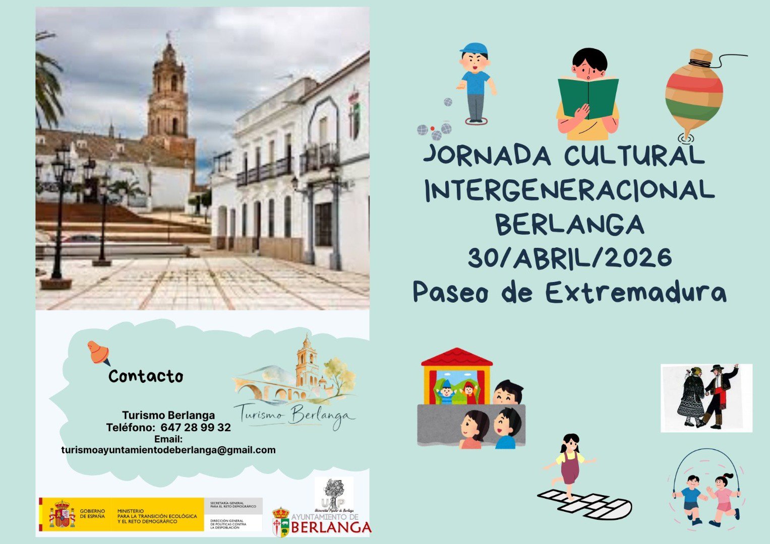 Berlanga celebrará una jornada cultural intergeneracional