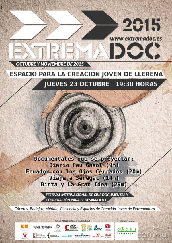 El ECJ de Llerena proyecta trabajos del Festival Extrema´Doc 2015 