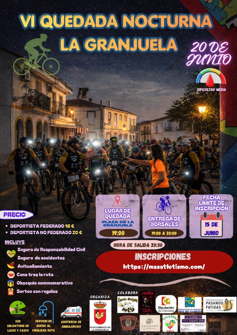 La Granjuela rodará de noche