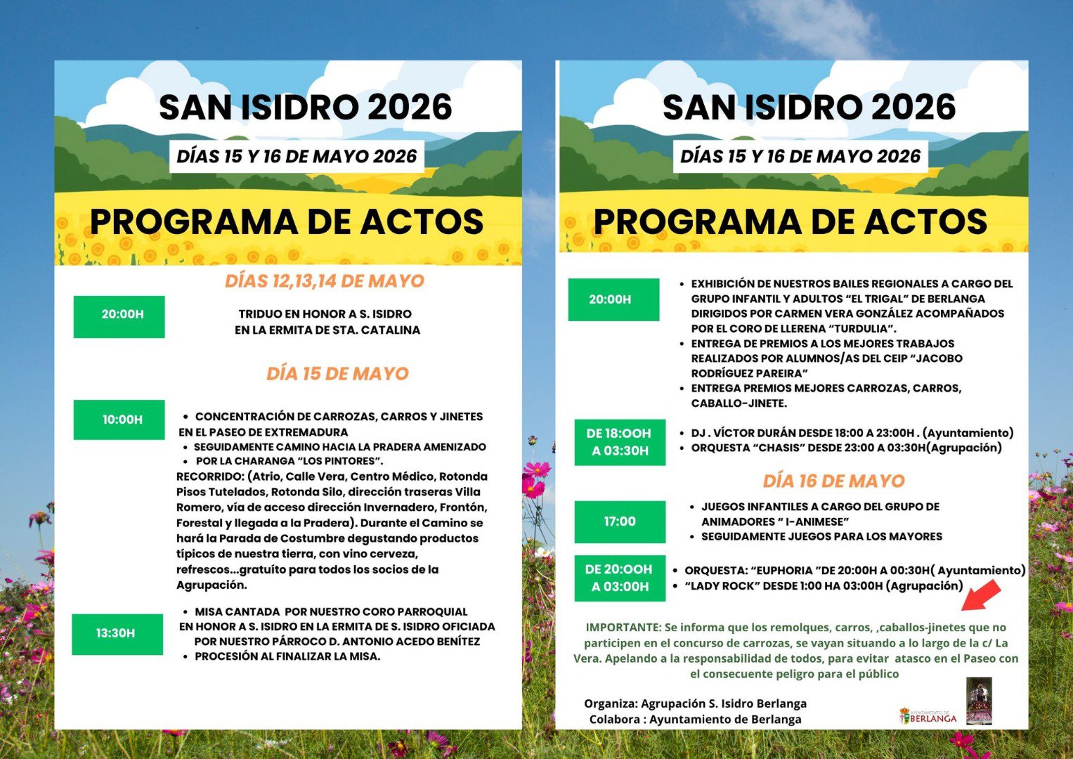 Berlanga ya mira a San Isidro