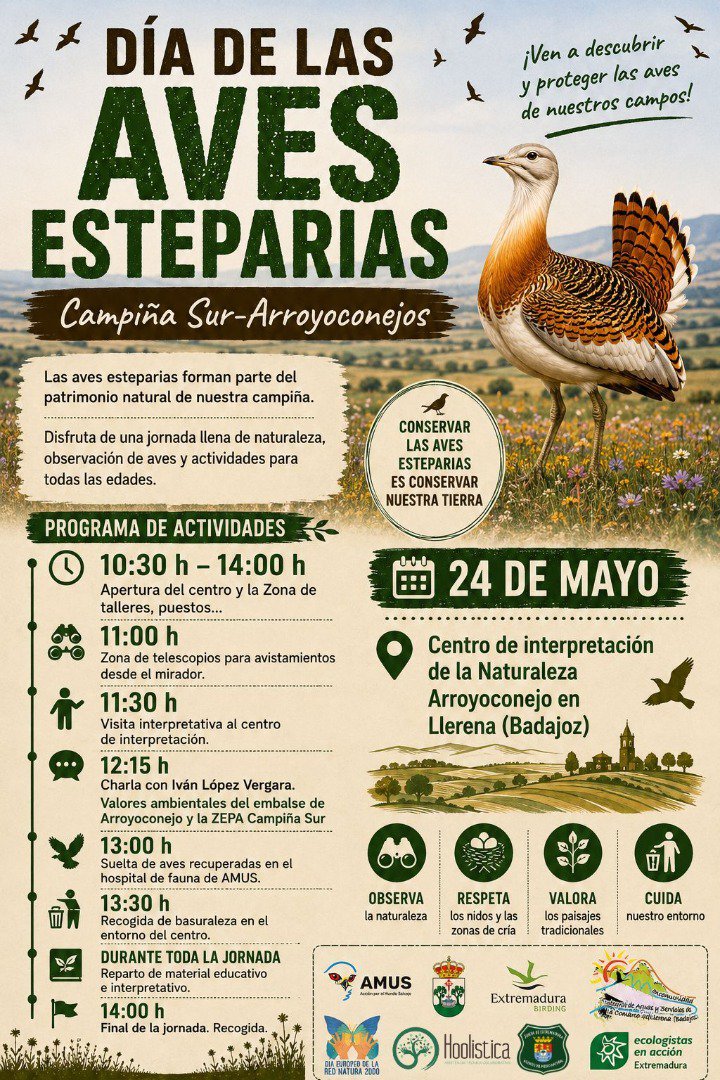 Arroyoconejo se abre a las aves esteparias