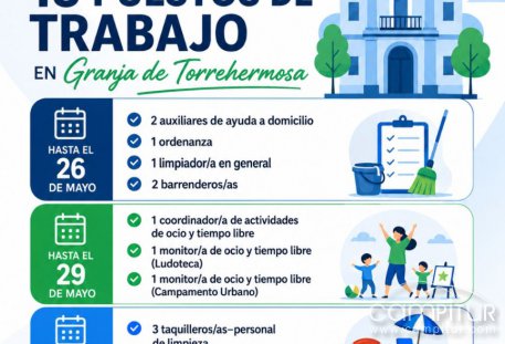 Granja mueve ficha con 15 ofertas de empleo