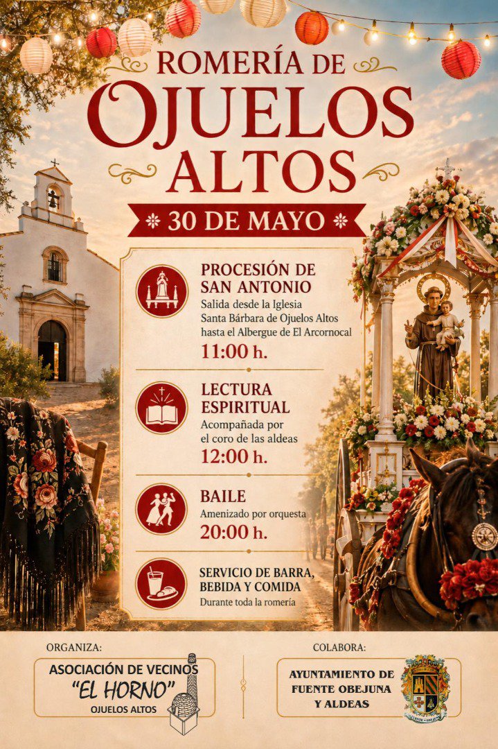 Ojuelos Altos se cita con su romería
