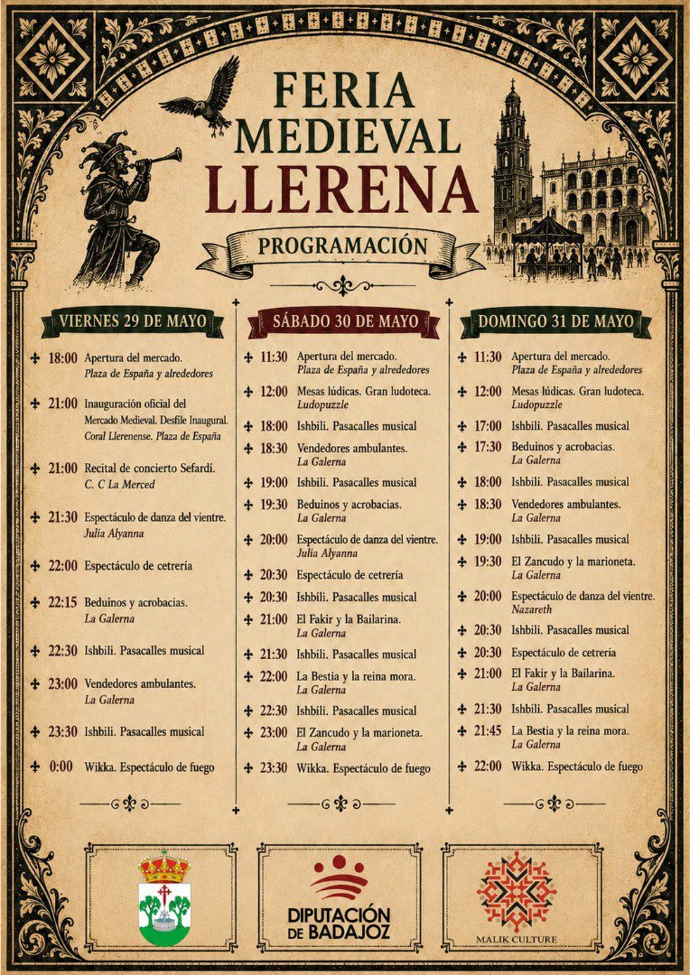 Llerena ya tiene su fin de semana más medieval