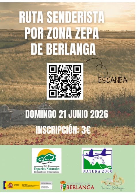 Berlanga propone una ruta senderista por su zona ZEPA