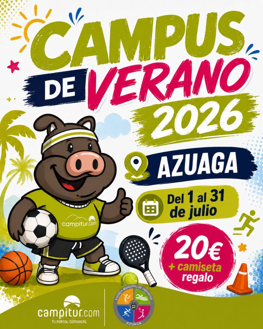 Azuaga lanza su Campus de Verano 2026