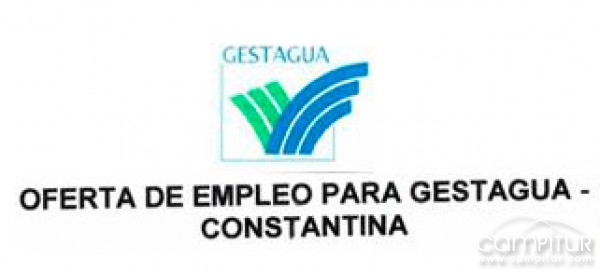 Oferta de empleo para Gestagua-Constantina 