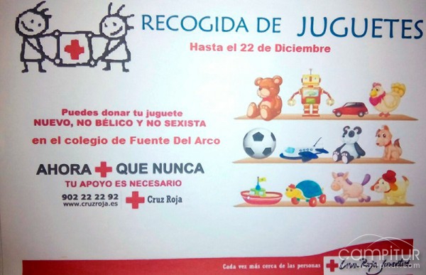 Recogida de juguetes en Fuente del Arco 
