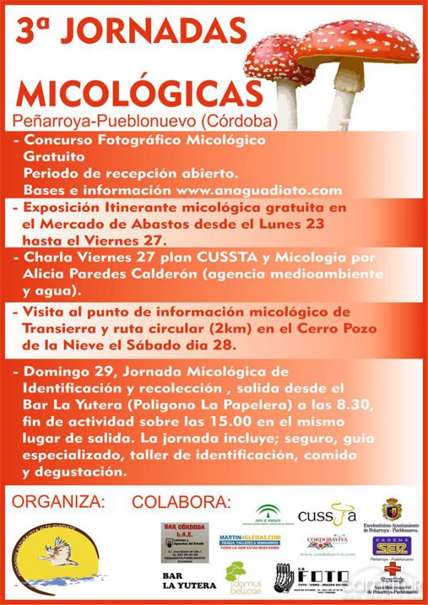 III Jornadas Micológicas en Peñarroya-Pueblonuevo 