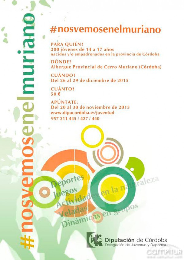Campamentos de Navidad, #nosvemosenelcerromuriano 