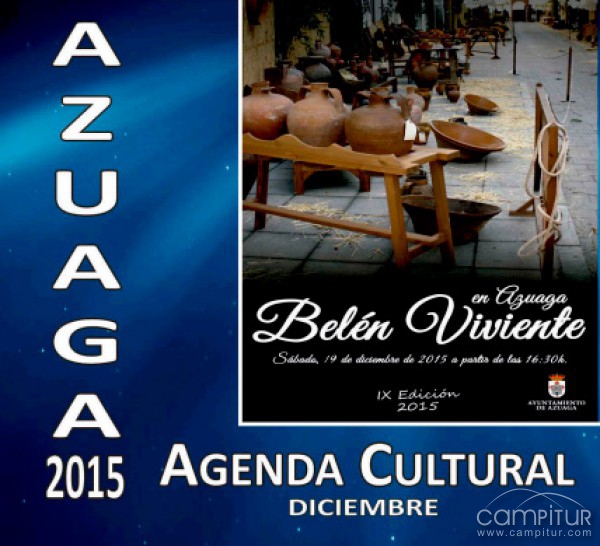 Agenda Cultural para el mes de diciembre en Azuaga 