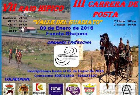 VII Raid Hípico. III Carrera de Posta “Valle del Guadiato” 