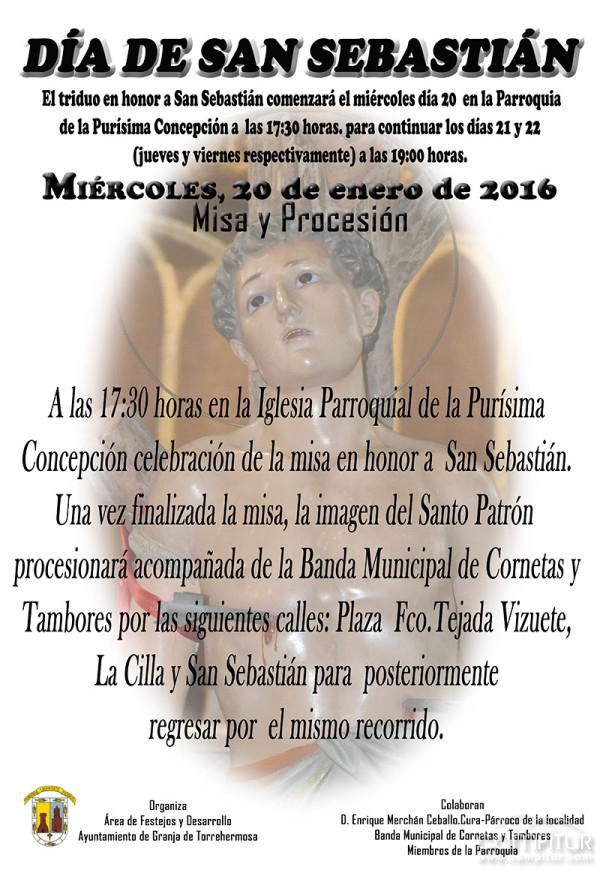 Día de San Sebastián en Granja de Torrehermosa 
