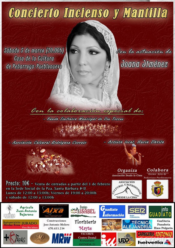 V Edición Concierto Cofrade Incienso y Mantilla 